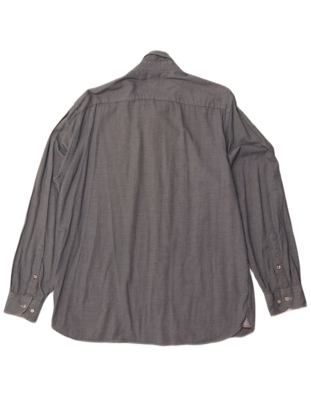 TOMMY HILFIGER Chemise Regular Fit Homme Gris Pois Coton