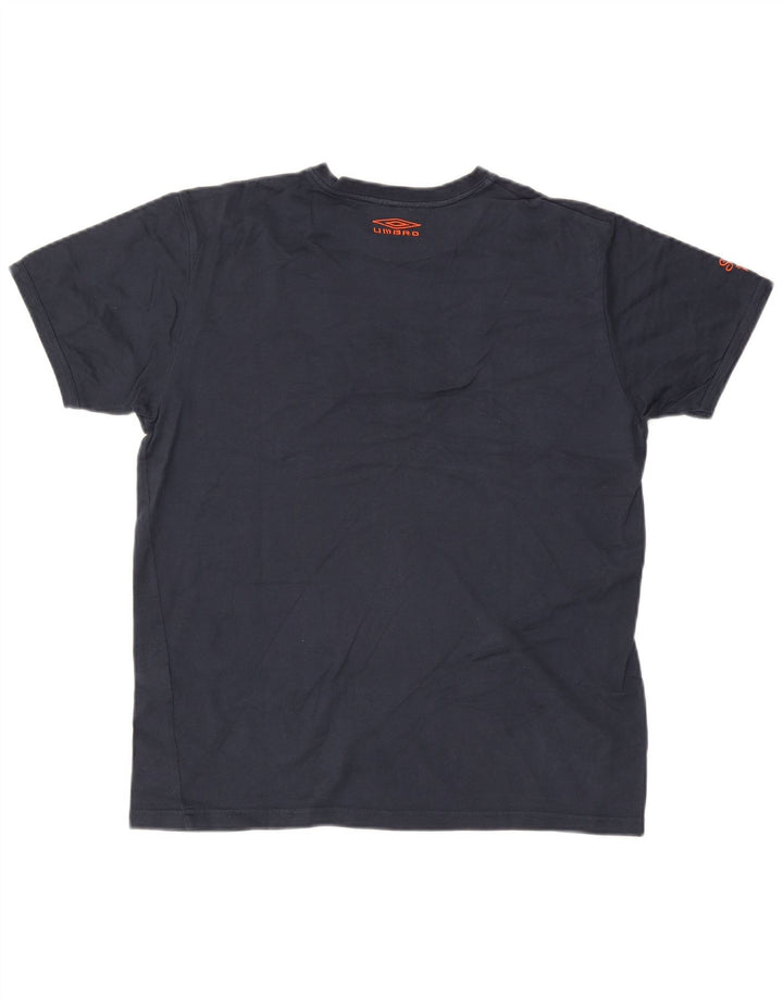 Umbro T-Shirt Graphique Homme Bleu Marine Moyen Coton