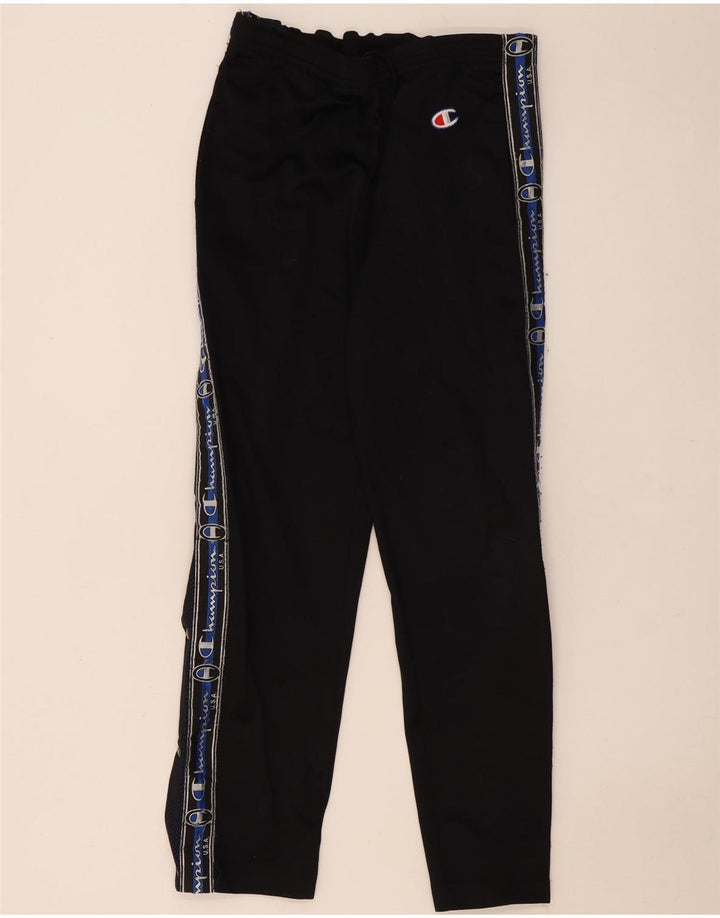 Champion Pantalon de Survêtement Graphique Homme Petit Noir Polyester