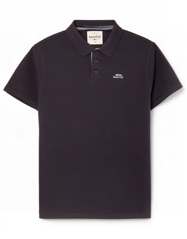 Weird Fish Polo Homme Grand Bleu Marine Coton