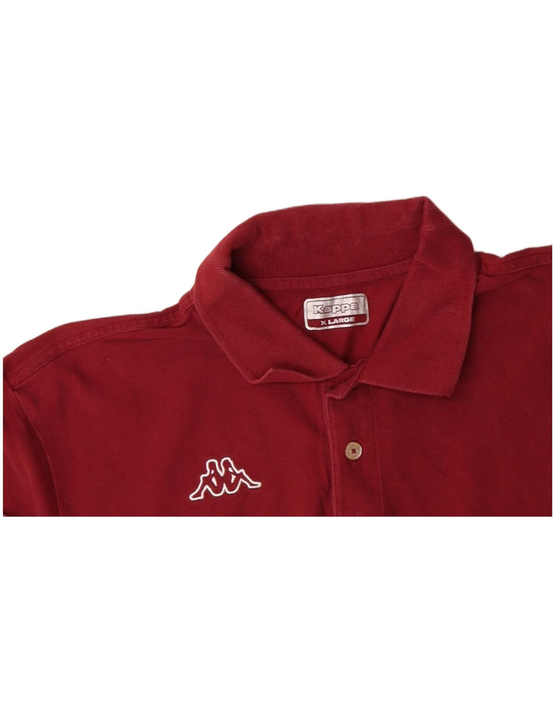 KAPPA Polo Homme XL Rouge Coton