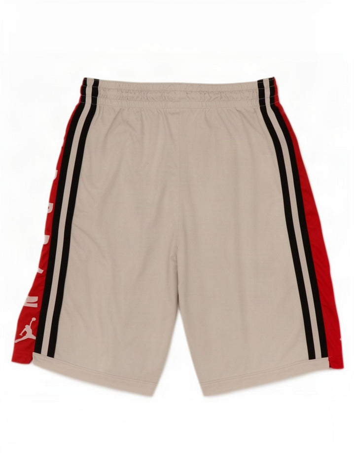 Jordan Short de sport graphique pour homme Blanc moyen Polyester color block