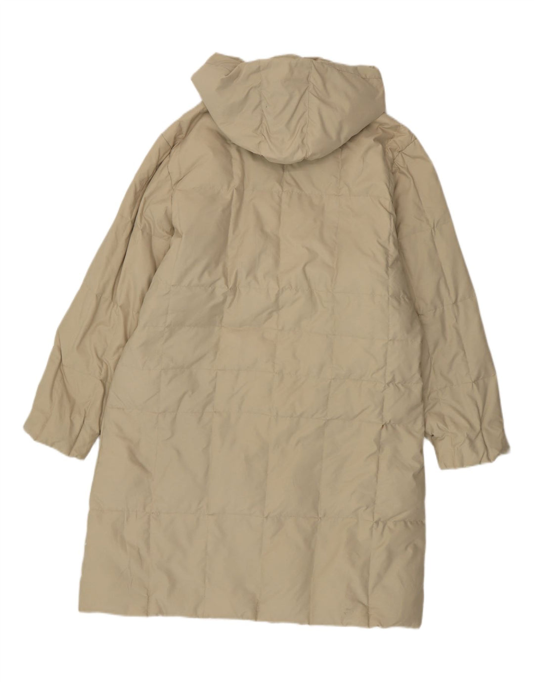 SERGIO TACCHINI Manteau matelassé à capuche surdimensionné pour femme UK 48 XL Beige