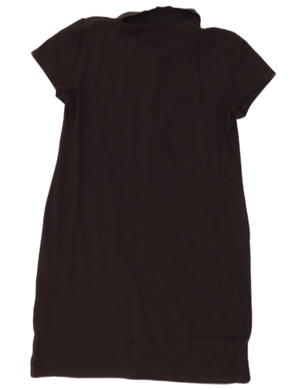 Dkny Robe Polo Femme UK 14 Grand Coton Noir