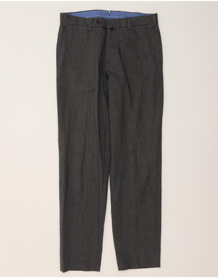 MASSIMO DUTTI Pantalon de costume pour homme EU 40 Medium W31 L31 Gris pied-de-poule