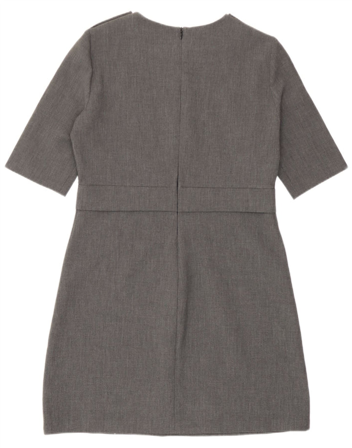 Zara Robe droite pour femme UK 12 Gris moyen