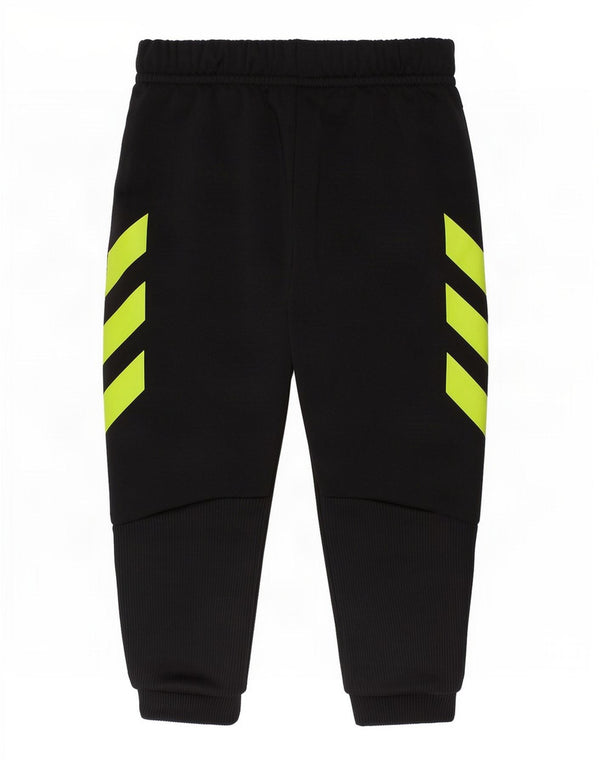 Adidas Pantalon de survêtement bébé garçon 9-12 mois Noir Colourblock Polyester