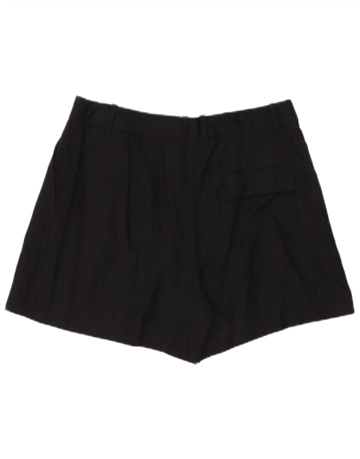 Zara Short Chino Femme Large W32 Lin Noir
