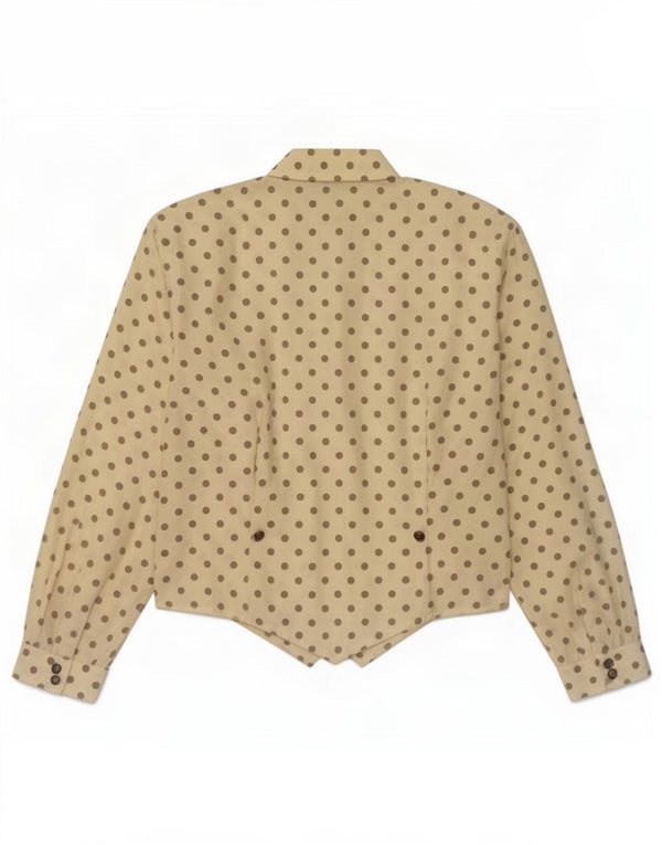 Swish Chemisier surdimensionné pour femme UK 10 Petit jaune à pois en polyester