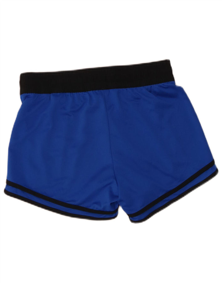 Reebok Short de sport pour femme UK 8/10 Petit Bleu Colorblock Polyester