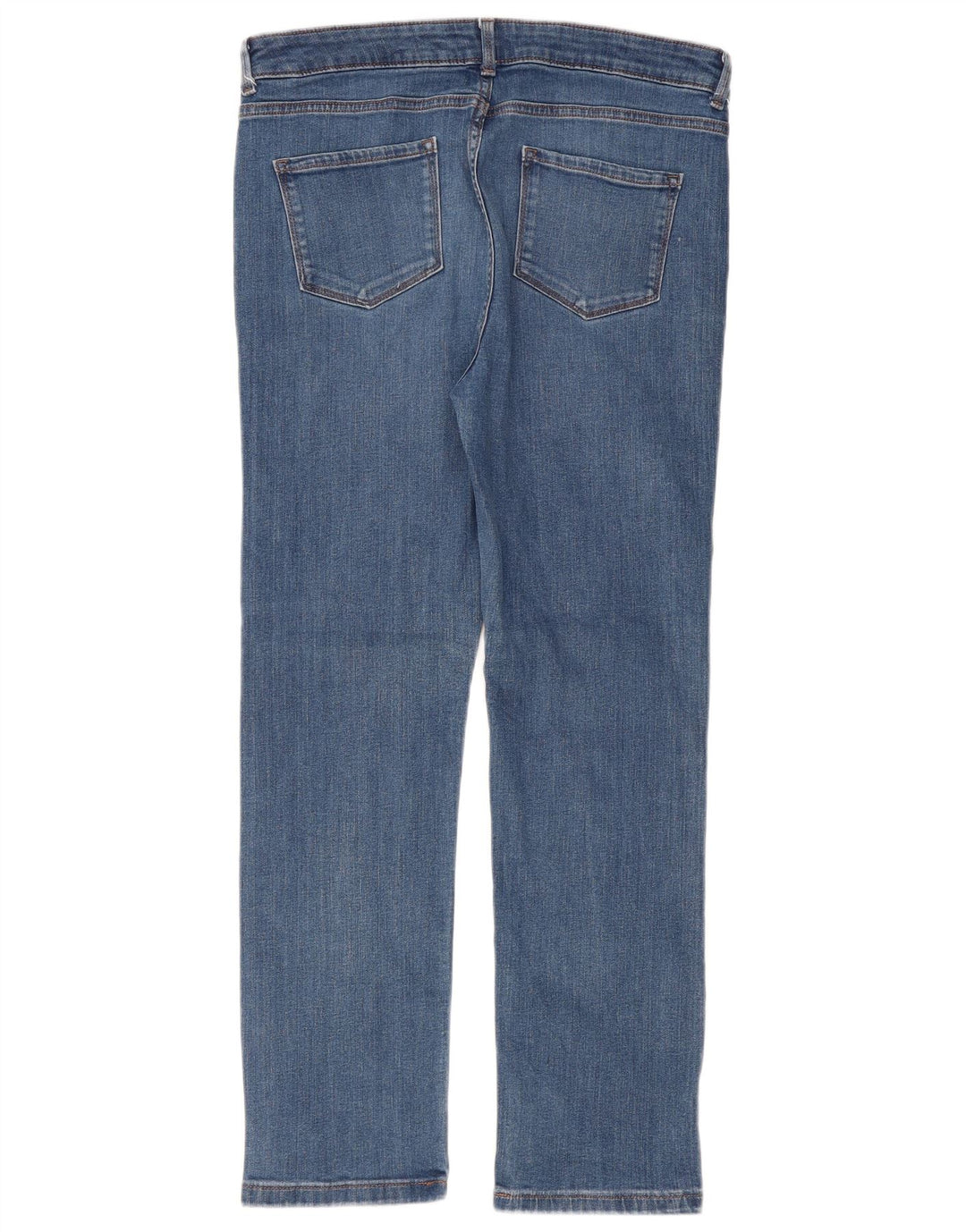 Marks & Spencer Jean slim régulier pour femme UK 14 Large W36 L29 Bleu Coton