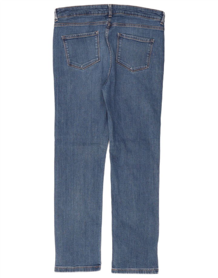 Marks & Spencer Jean slim régulier pour femme UK 14 Large W36 L29 Bleu Coton