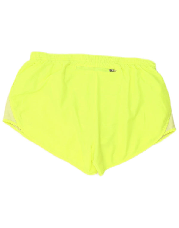 Nike Short de sport Dri Fit pour femme UK 16 Large Vert Polyester