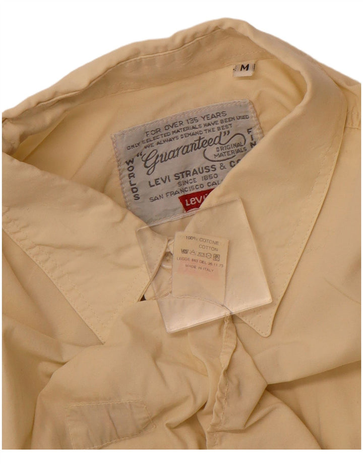 LEVI'S Chemise à Manches Courtes Homme Beige Moyen Coton