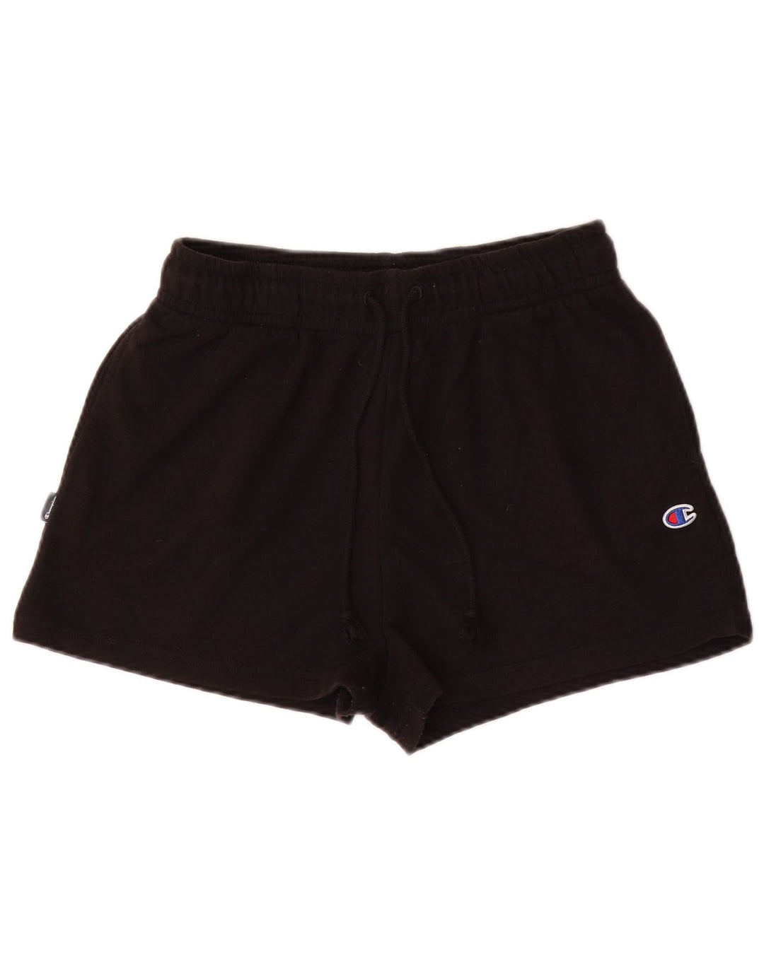 CHAMPION Short de sport pour femme UK 14 Coton noir moyen