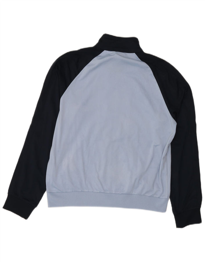 Kappa Veste de survêtement pour femme 2XL Bleu Colorblock Polyester