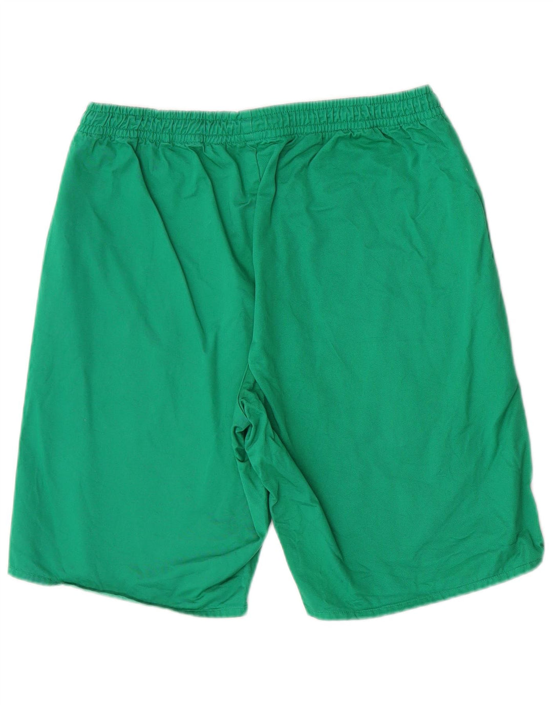 Benetton Short de Sport Graphique Homme Vert Moyen Coton