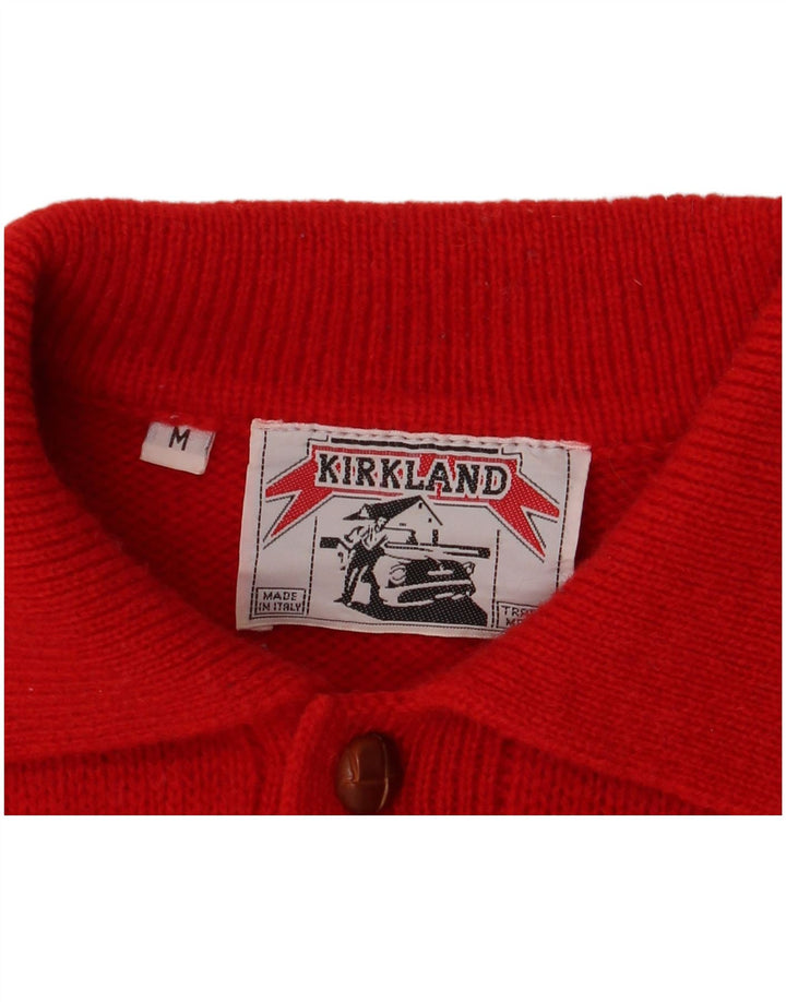 Kirkland Pull Col Polo Homme Rouge Moyen