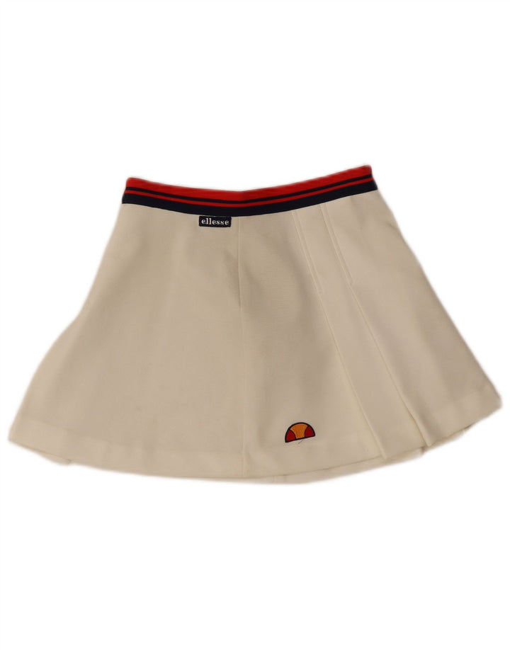ELLESSE Jupe de Tennis Femme IT 42 Medium Blanc Colourblock