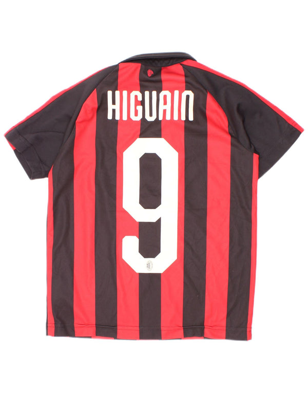 Puma Polo graphique AC Milan pour garçon 9-10 ans Rouge Rayé Polyester