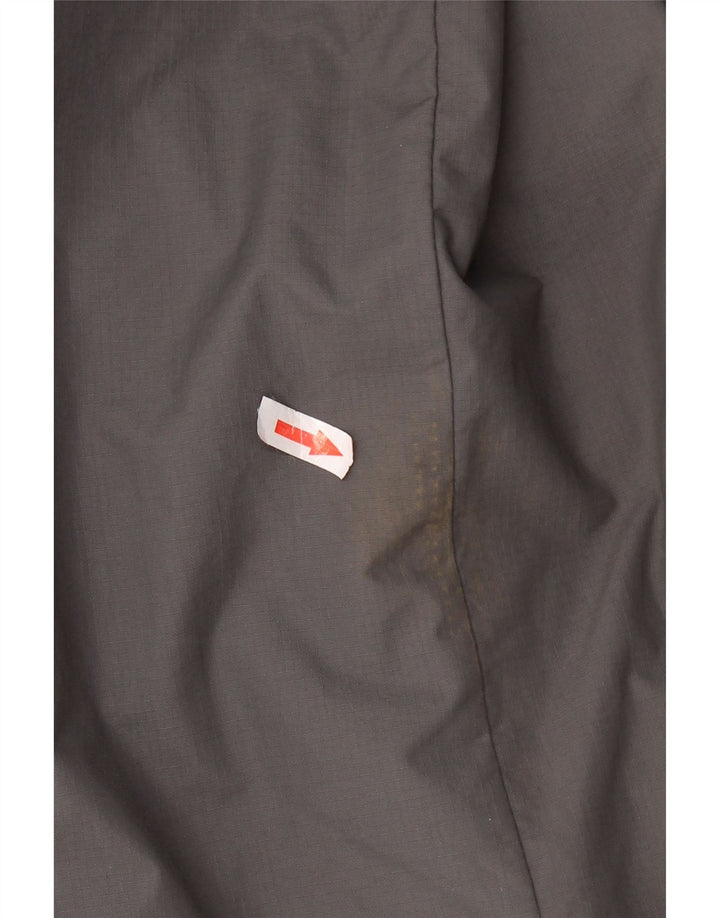 SUPERDRY Veste coupe-vent à capuche pour hommes UK 38 Nylon gris moyen