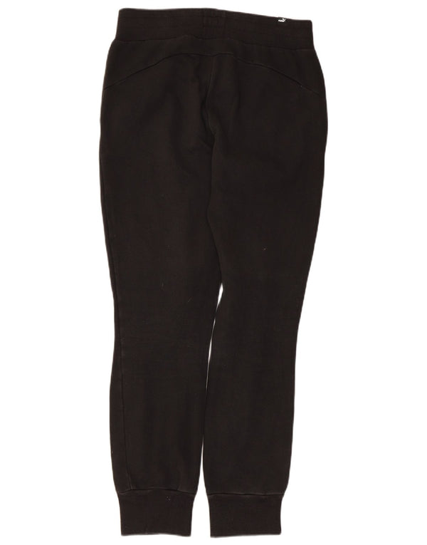 Puma Pantalon de survêtement pour femme Joggers UK 10 Small Noir Coton