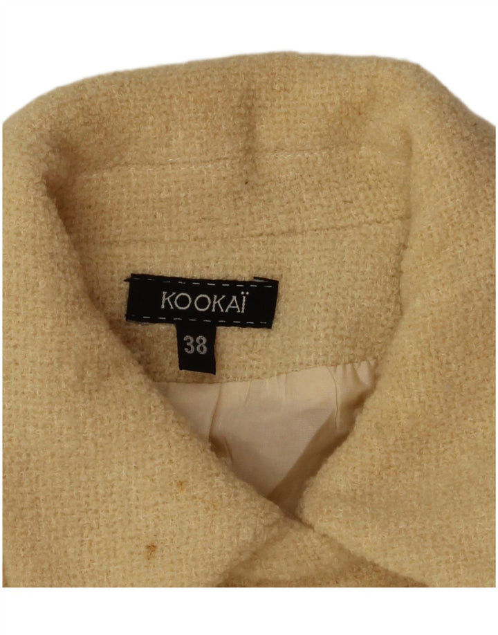 Kookai Caban court pour femme EU 38 laine beige moyen