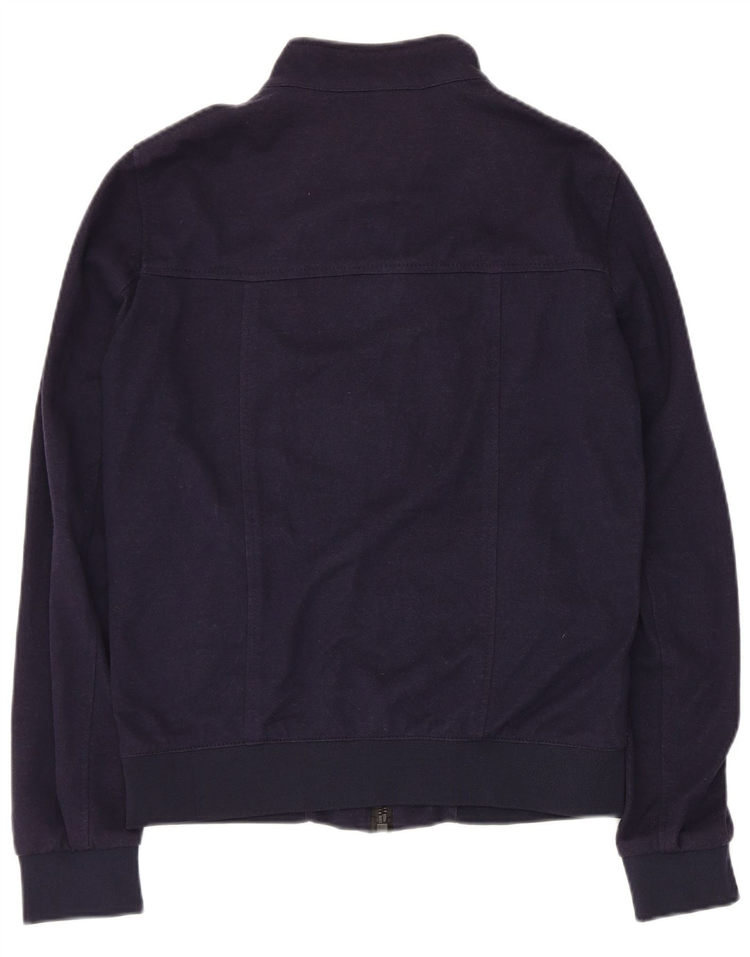 ZARA Veste Bomber Homme UK 38 Medium Bleu Marine Polyester