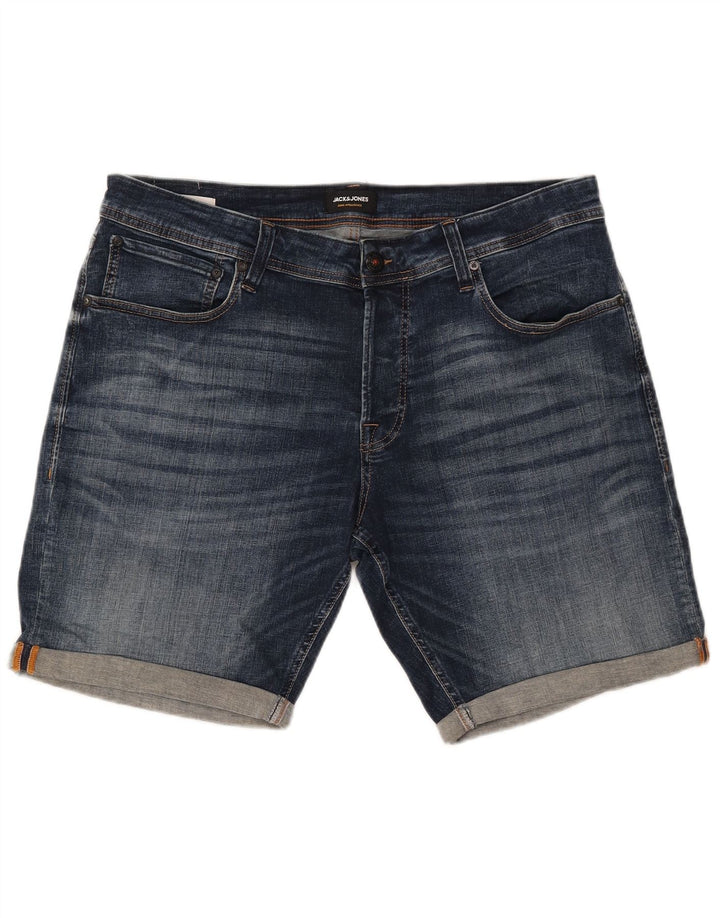 JACK & JONES Short en Jean Homme 2XL W42 Bleu Coton