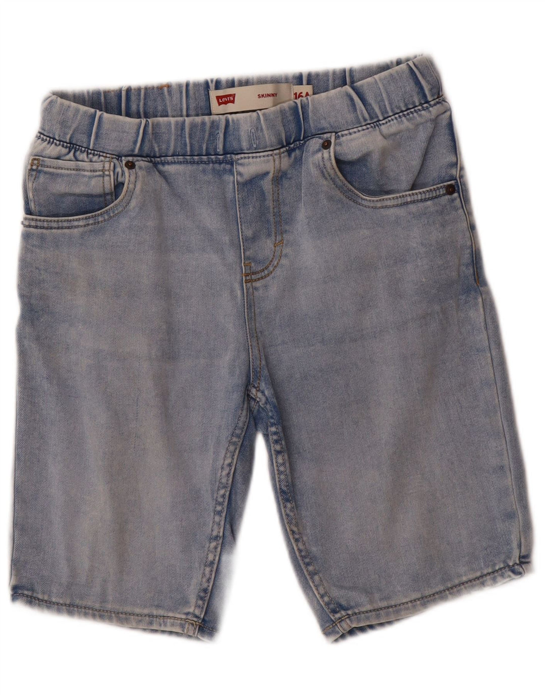 LEVI'S Short en Jean Garçon 15-16 ans W29 Bleu Coton