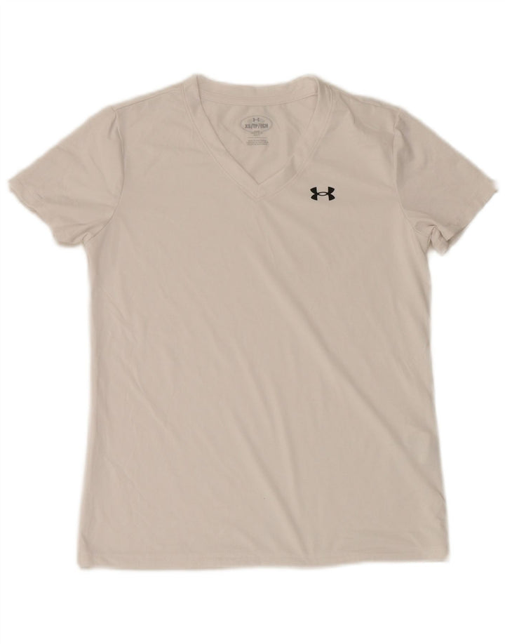 Under Armour T-Shirt Homme Blanc XS Polyester