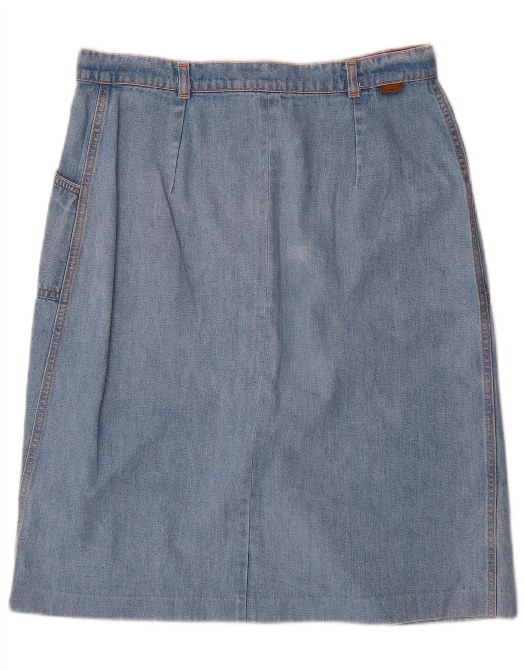 jupe en denim femme vintage W32 Grand Bleu