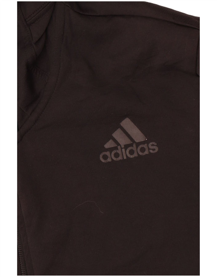 Adidas Veste de survêtement à capuche pour homme Noir moyen