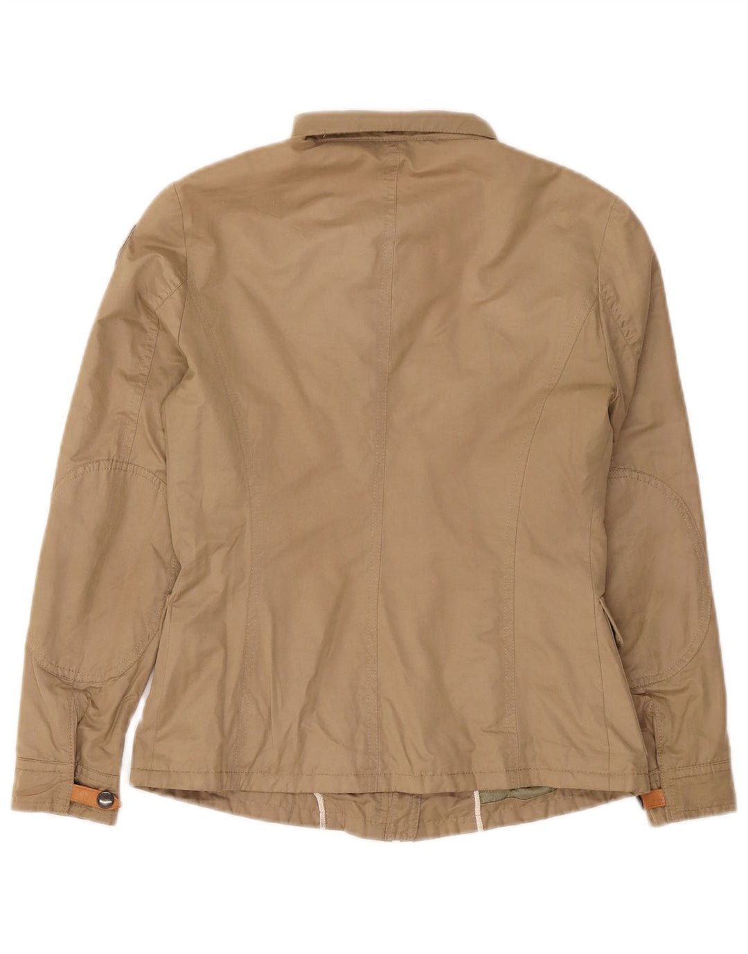 Blauer Veste utilitaire pour femme UK 10 Petit coton beige