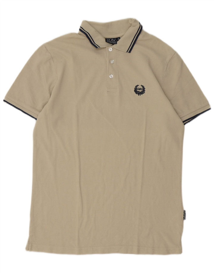 Gian Marco Venturi Polo Regular Fit Homme Coton Beige Moyen