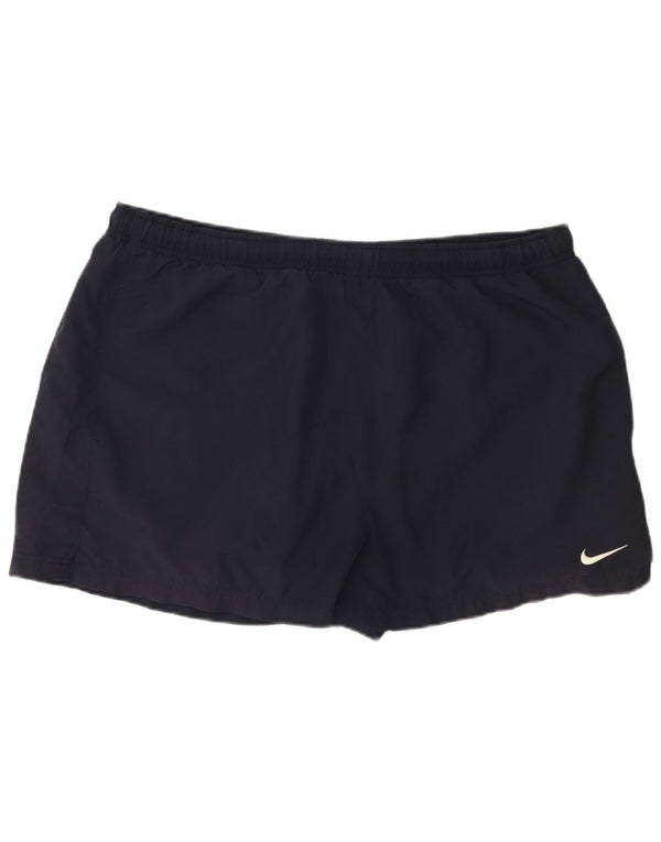 Nike Short de sport pour homme XL Bleu marine Polyester
