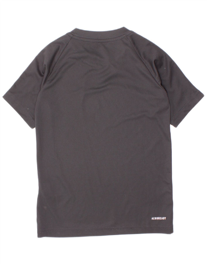 Adidas Garçon Aeroready T-Shirt Top 7-8 ans Noir Polyester