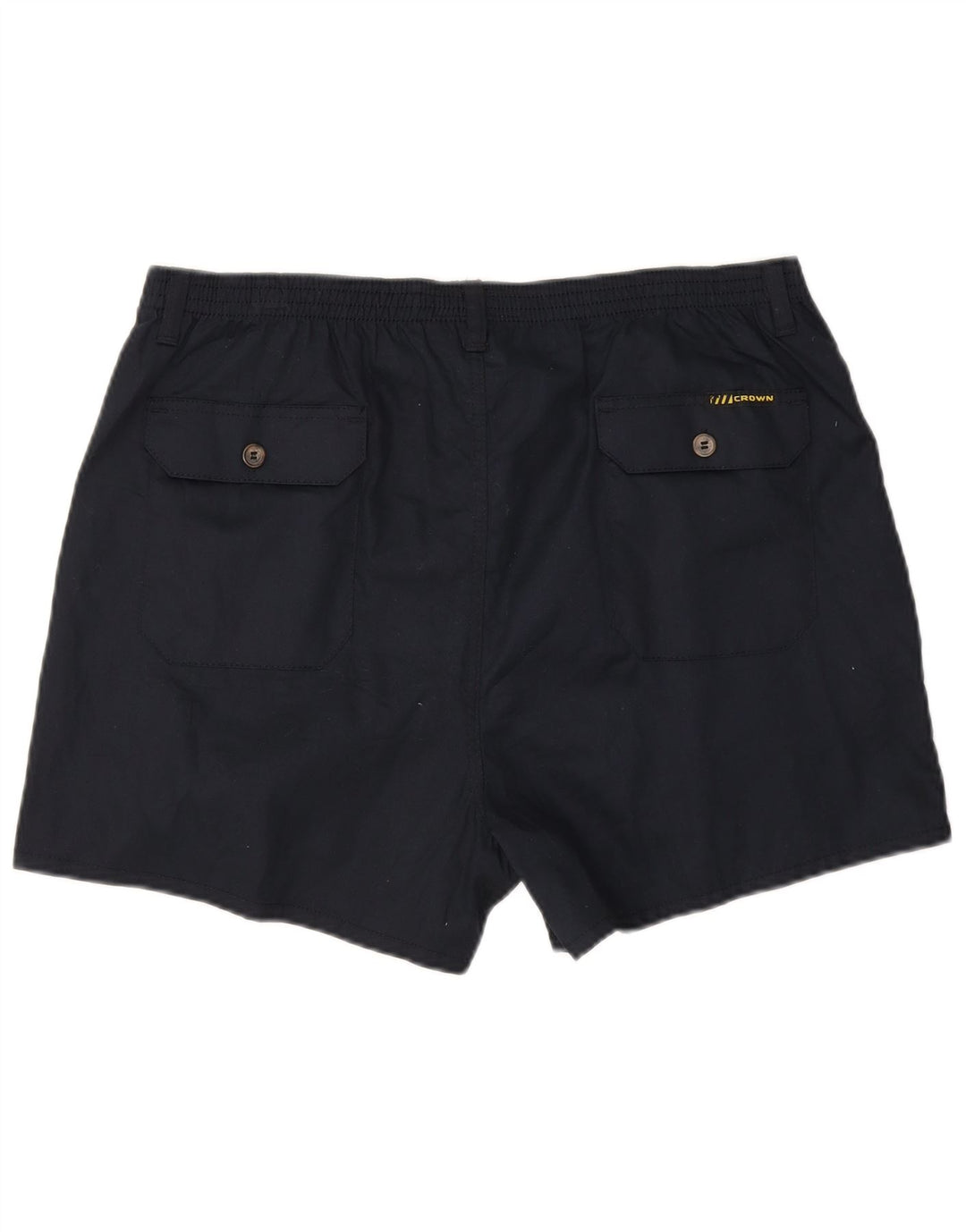 Crown Short Chino Pegged Homme W36 Grand Bleu Marine Coton