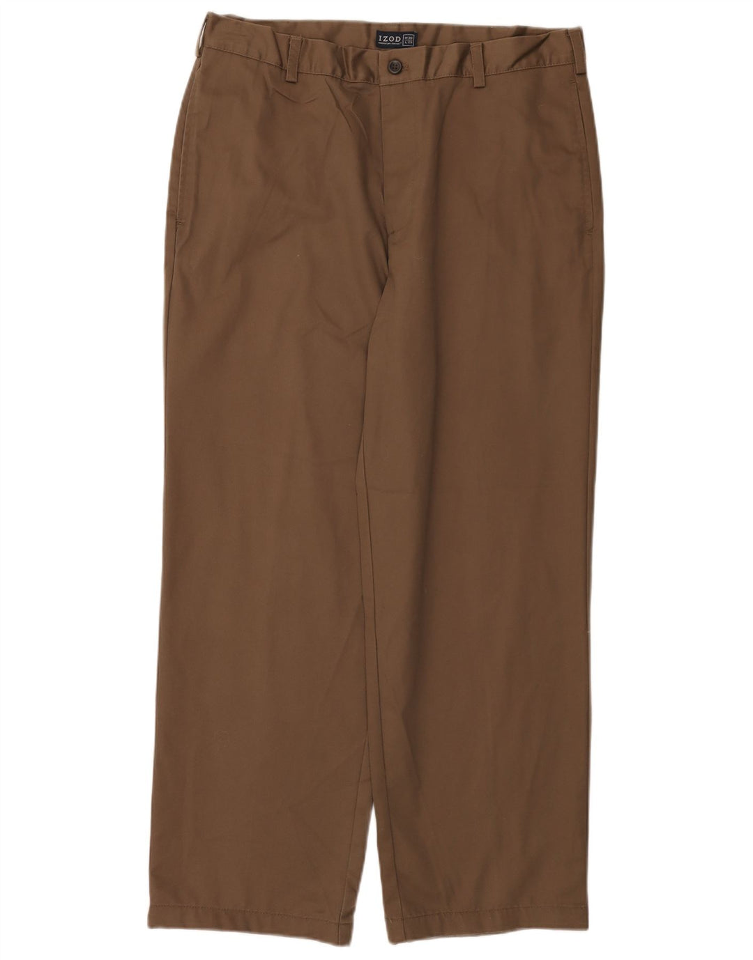 IZOD Pantalon Chino Droit Homme W36 L29 Coton Beige