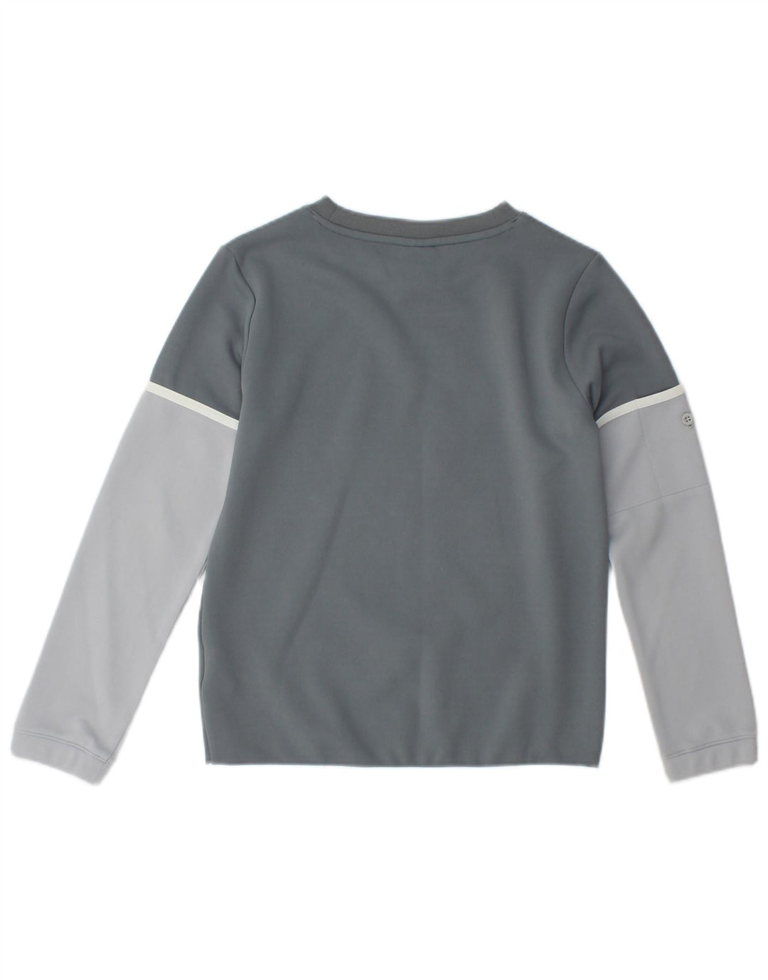 Nike Haut graphique à manches longues pour garçon 10-11 ans Gris moyen Colourblock