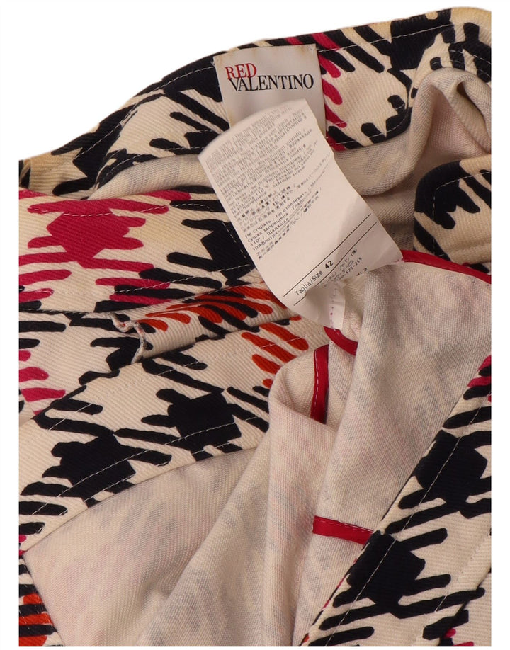 Red by Valentino Veste Blazer Courte Femme IT 42 Moyen Multicolore