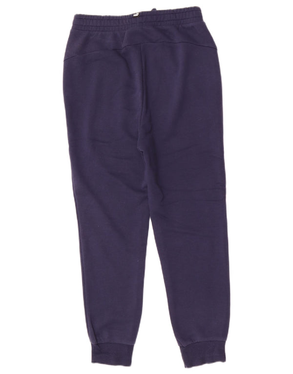 Puma Pantalon de Survêtement Graphique Garçon 11-12 ans Bleu Marine Coton