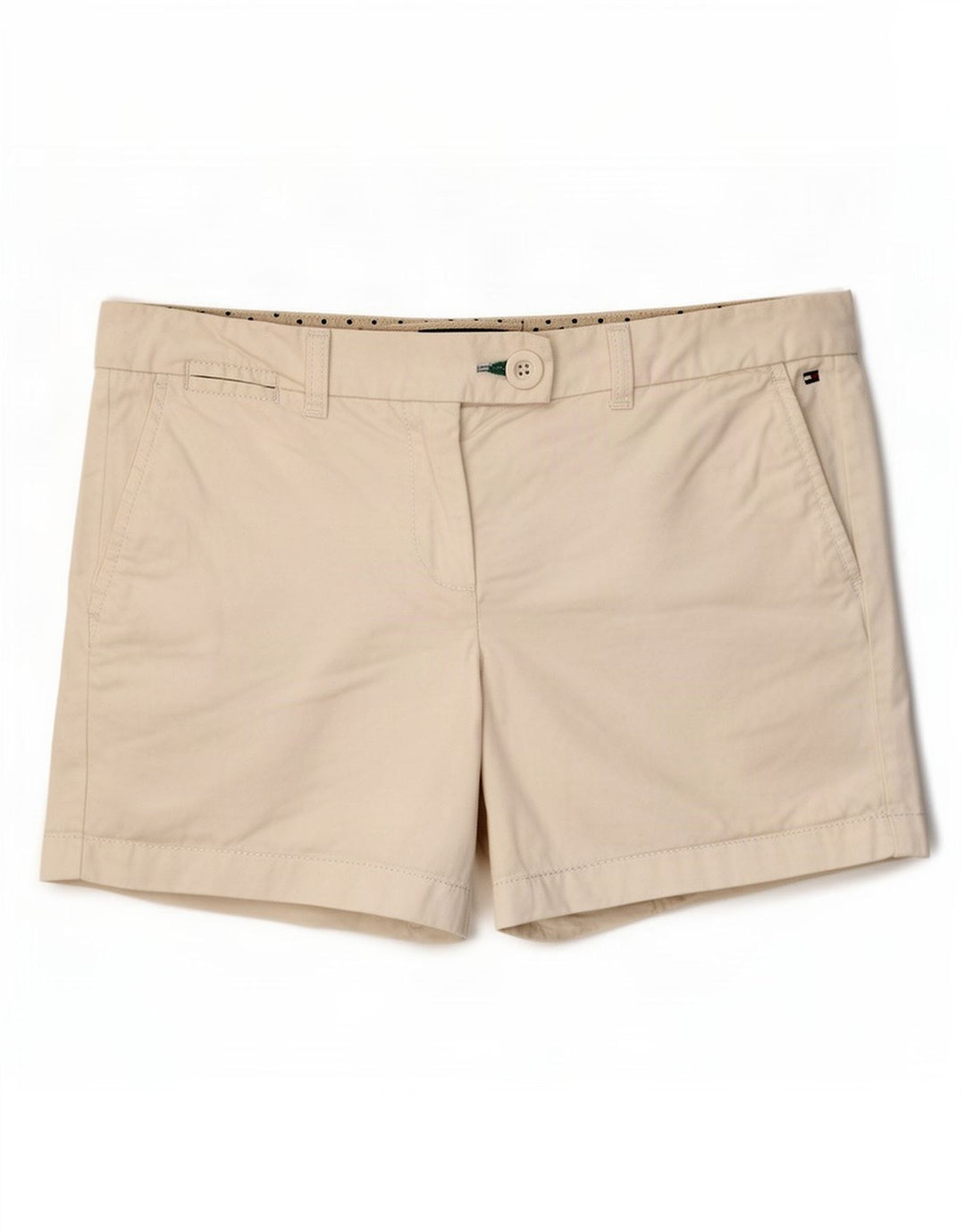 Tommy Hilfiger Short Chino Femme US 8 Medium W32 Coton Blanc
