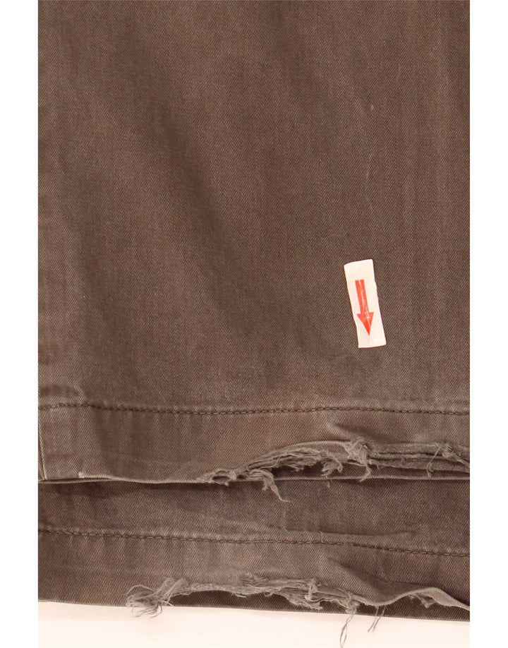 Marks & Spencer Pantalon Chino Regular Homme W36 L31 Kaki Coton