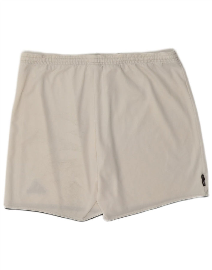 Adidas Short de sport Climalite Homme Blanc Moyen Polyester