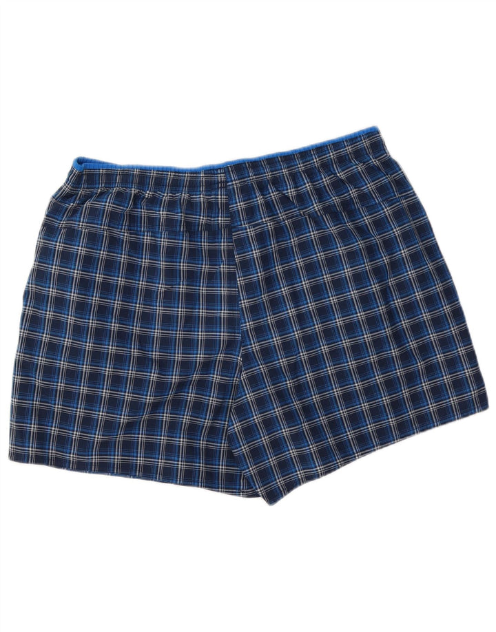 Adidas Short de Bain Homme Grand Bleu Marine à Carreaux Polyester