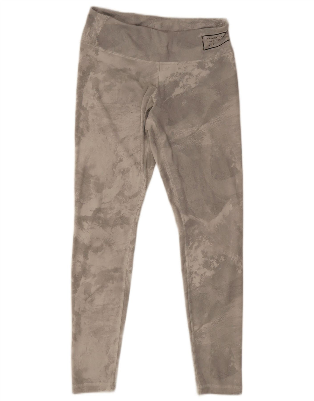 Reebok Leggings Femme FR 8/10 Petit Gris Tie Dye