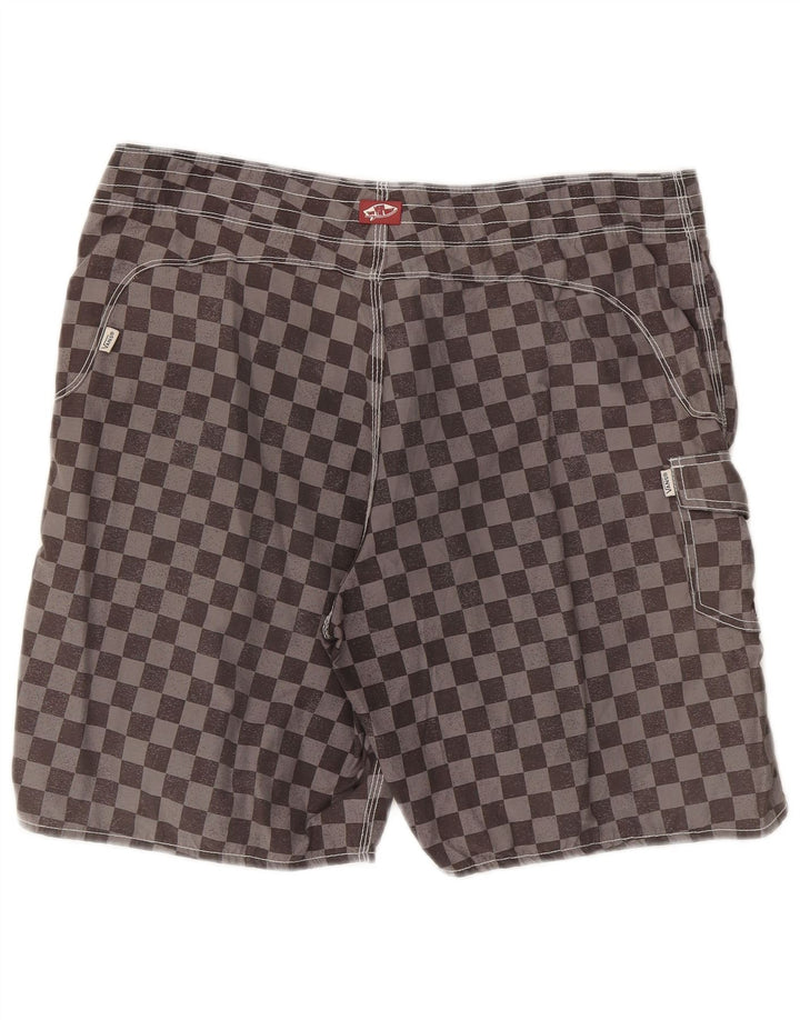 Vans Short de bain homme grand gris géométrique