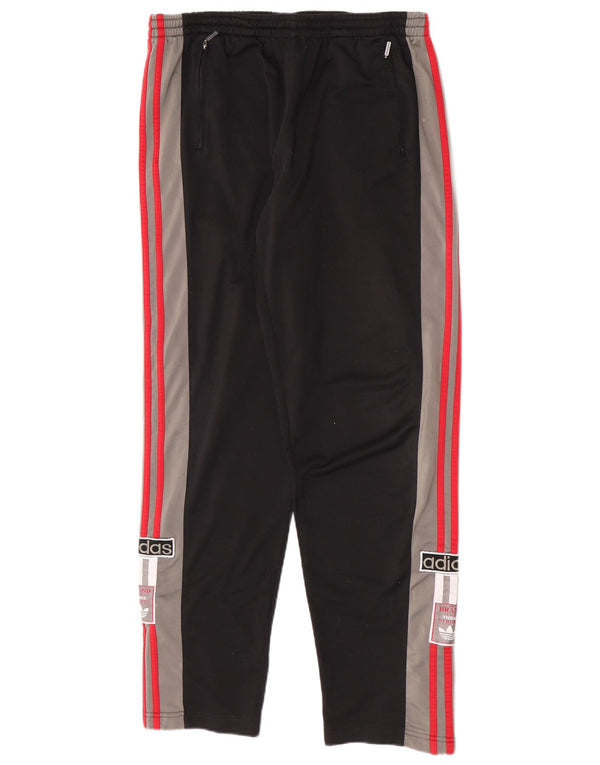 Adidas Pantalon de survêtement graphique pour homme Large Noir Colourblock Sports