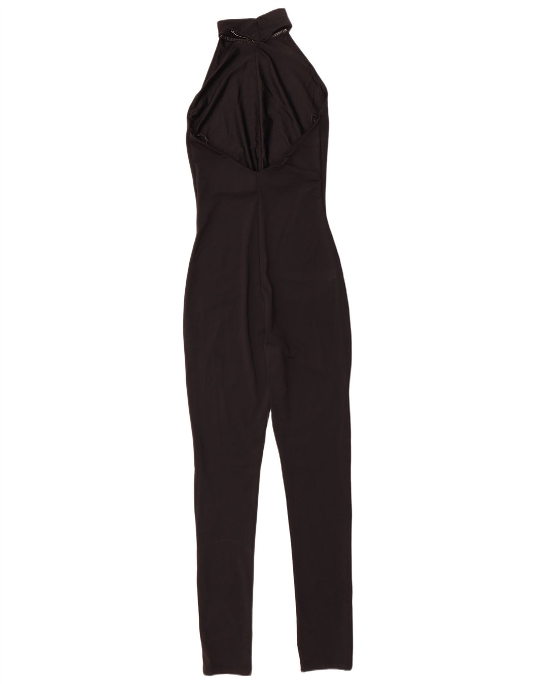 Zara Combinaison Halter Femme UK 12 Medium Noir Polyamide